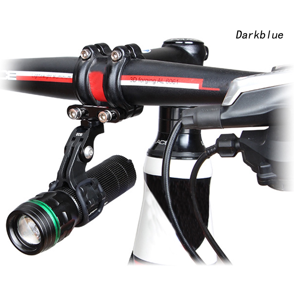 QX- GUB 609 Bike Seat Tube Adapter Extended Flashlight Bracket for GoPro Cameras