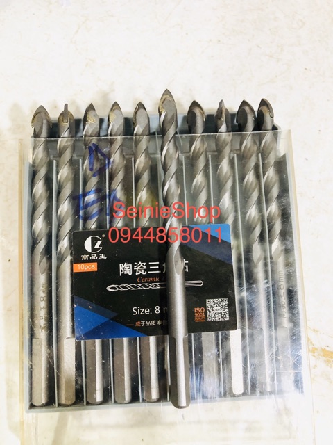 Mũi khoan đa năng mũi thép Tungsten khoan trên gạch,gốm,sứ,thủy tinh,bê tông,tường xi măng,đá,