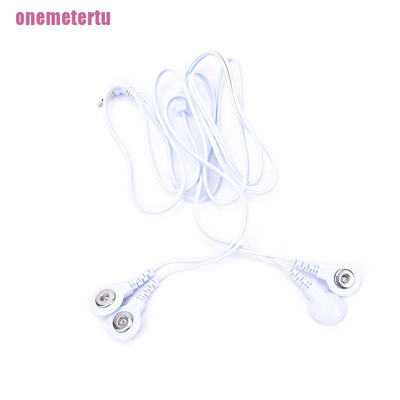 Dây Dẫn Điện Cực 2.5mm 4 Nút 2 Trong 1 Cho Liệu Pháp Liệu Pháp