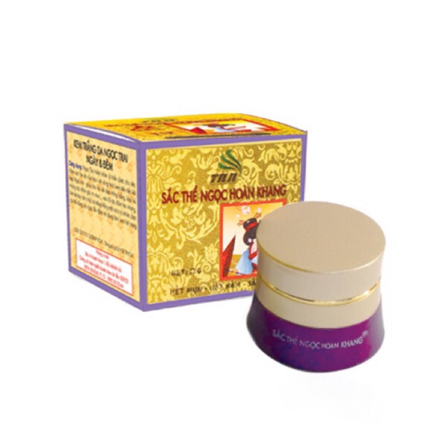 Kem dưỡng trắng da ngày và đêm Sắc Thể Ngọc Hoàn Khang 12g
