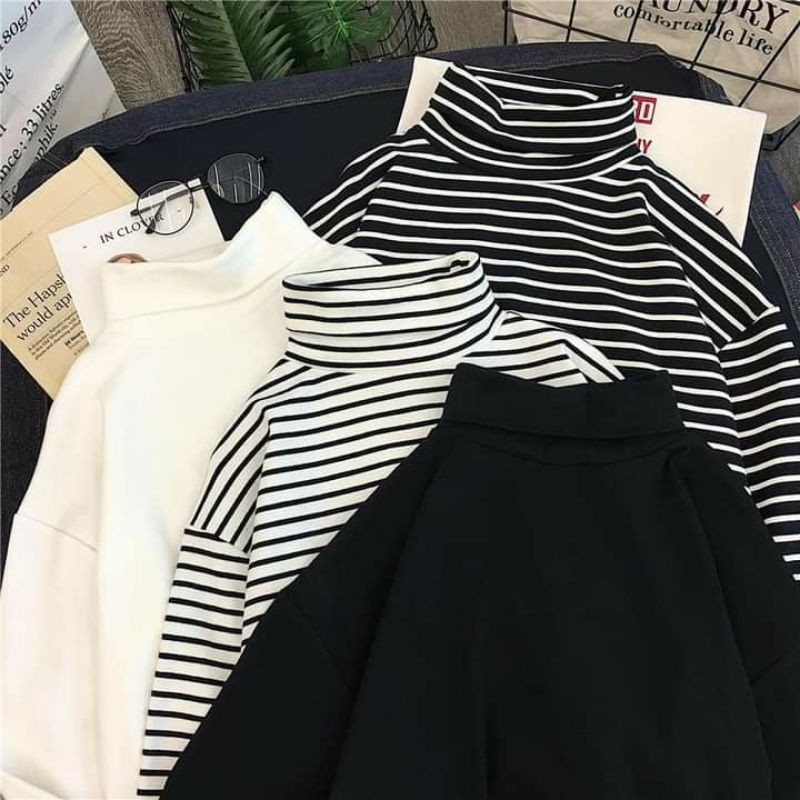 GOM ORDER ÁO THU ĐÔNG CỔ CAO 4 PHÂN DỄ PHỐI ĐỒ👌