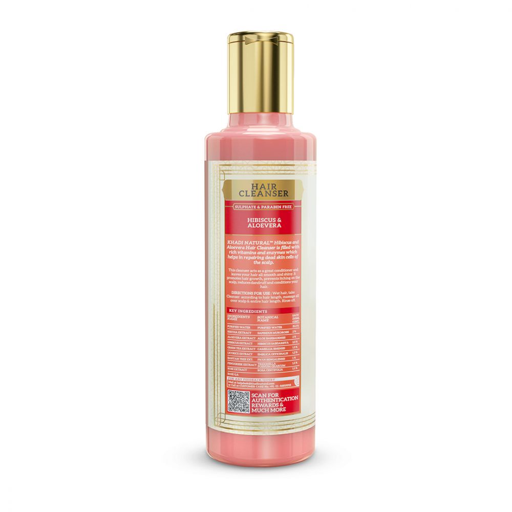 Hibiscus & Aloevera Hair Cleanser - Dầu Gội được chiết xuất từ Nha Đam & Hoa Dâm Bụt