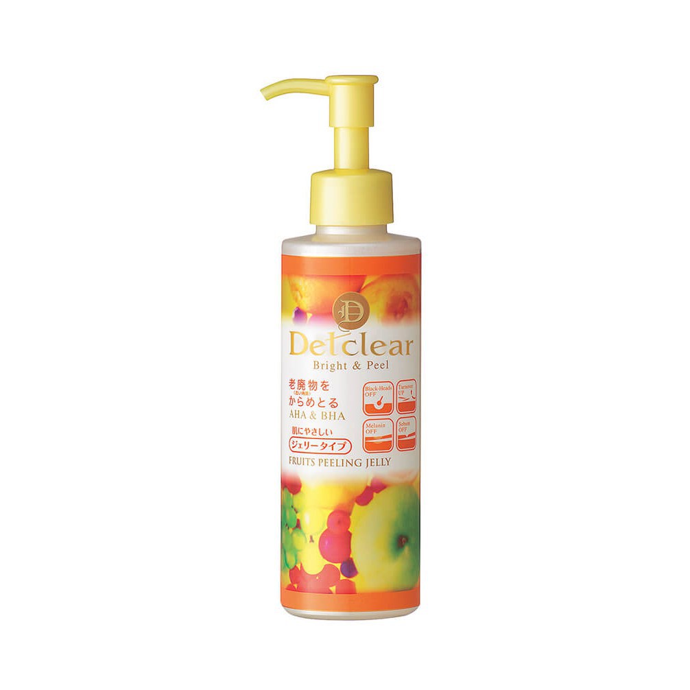 [Thổ] GEL TẨY TẾ BÀO CHẾT DETCLEAR 180ML (KHÔNG MÙI DA NHẠY CẢM / HƯƠNG BERRY / HƯƠNG HOA QUẢ) HÀNG NHẬT NỘI ĐỊA