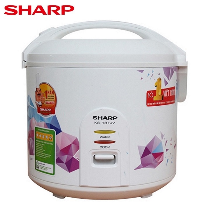 Nồi cơm điện Sharp 1.8 lít KS-18TJV