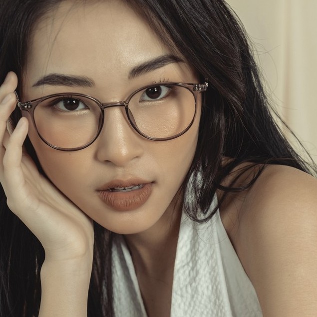 Gọng kính cận mắt tròn nam nữ, chất liệu nhựa phối kim loại, đa dạng màu sắc, thiết kế FARELLO by Lily YONA - 00004 | BigBuy360 - bigbuy360.vn