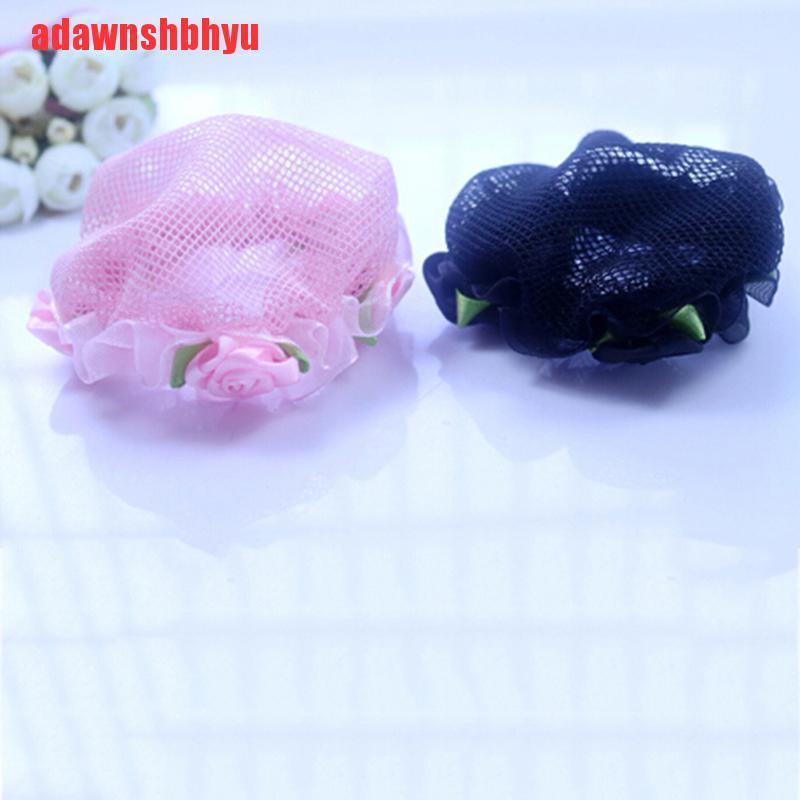 [adawnshbhyu] Lưới Búi Tóc Đính Hoa Dễ Thương Cho Bé Gái
