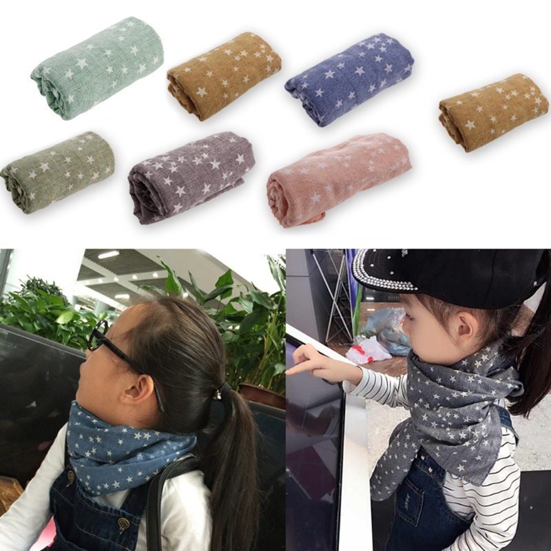 Khăn Choàng Cổ Mềm Mại Thoải Mái Thời Trang Thu Đông Dành Cho Bé Gái