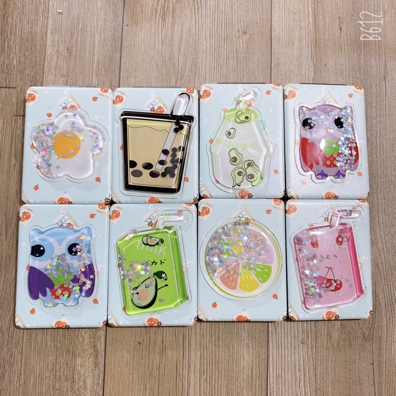Gương mini 2 mặt siêu xinh hình vuông nước nổi