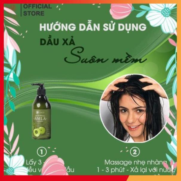 Dầu Xả Laco ORGANIC AMLA [FREE SHIP] giúp tóc suôn mềm, hỗ trợ ngăn rụng tóc