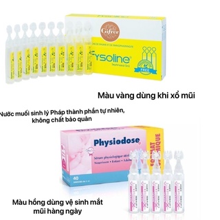 Nước muối sinh lý pháp physiodose