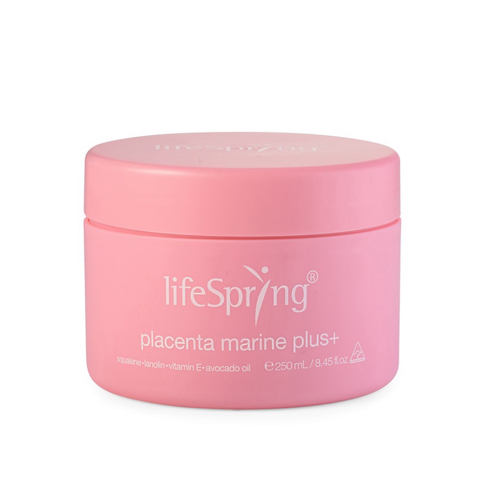 Kem dưỡng ẩm, làm trắng da nhau thai cừu LifeSpring Placenta Marine Plus+ 250ml Cam Kết Hoàn Tiền 100% Nếu Phát Hiện Sai