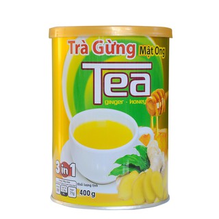 Trà gừng mật ong hòa tan Thanh Bình lon 400g