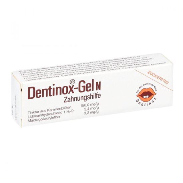 Gel bôi giảm đau răng lợi Dentinox Gel N 10gr - Đức