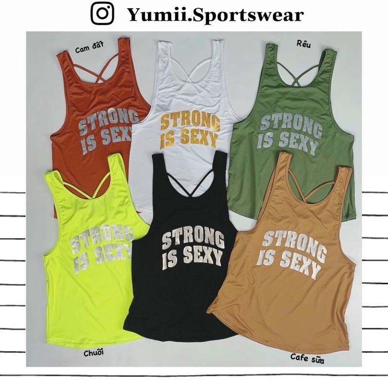 Áo Tanktop Gym Dáng Rộng Strong