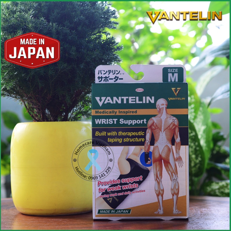 Băng bảo vệ cổ tay VANTELIN, Số 1 Nhật Bản