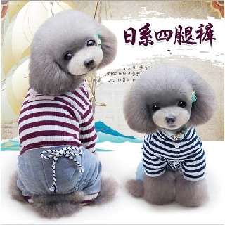 Bộ quần áo kẻ cho chó