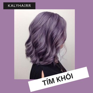 Thuốc nhuộm tóc màu TÍM KHÓI ( cần tẩy)