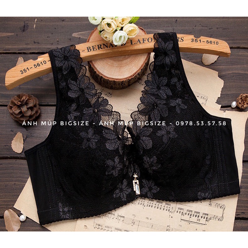 Áo lót Bigsize nữ 803 Ánh Múp Bigsize, Bra cup C có gọng, Bản to, Mềm mại, Nâng Ngực, Che khuyết điểm