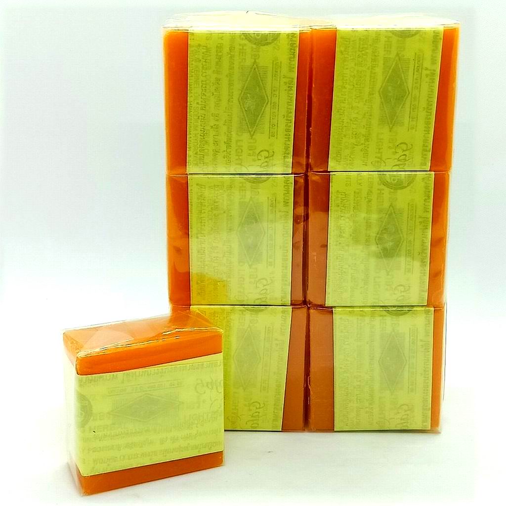 12 Bánh xà phòng giảm mụn thâm cam nghệ thái lan