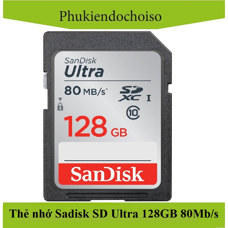 Thẻ nhớ SDXC 128gb Ultra 533x (80MB/s)