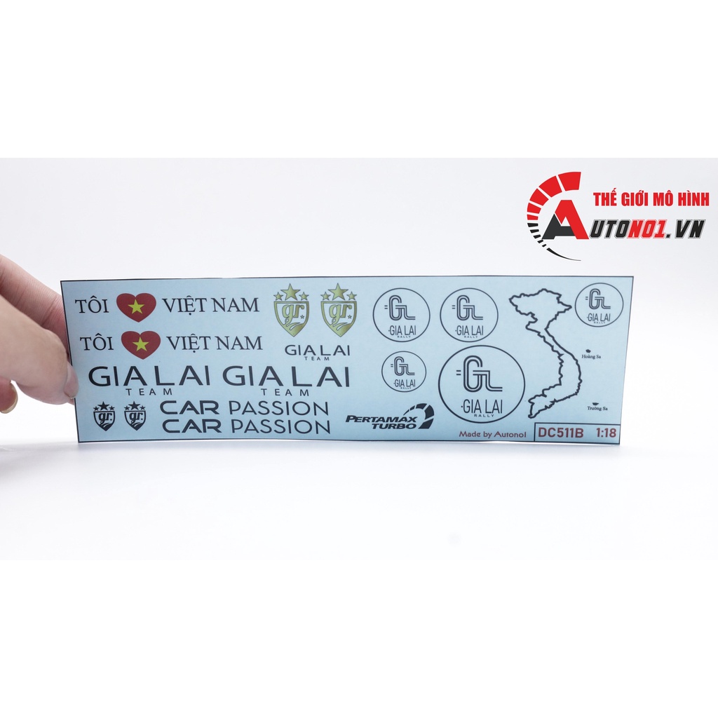 Decal Nước Car Passion - Gia Lai Team Autono1 DC511