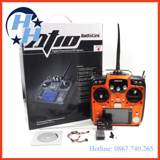 Tay điều khiểu radiolink at10ii 12ch 2.4g máy bay điều khiển