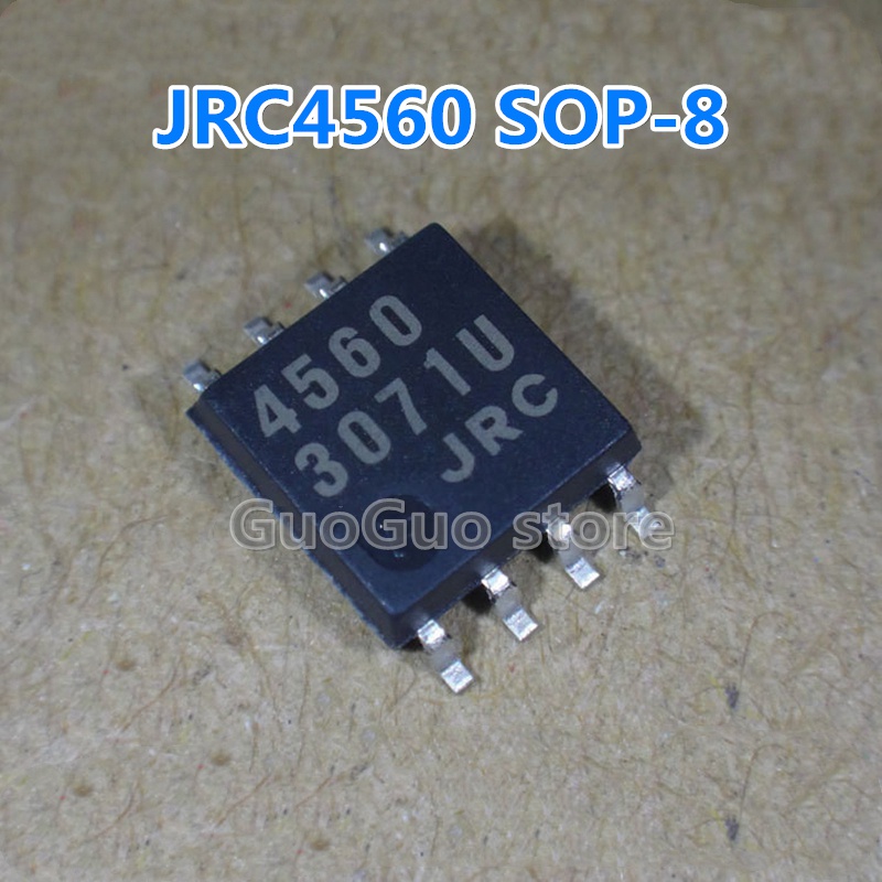 SOP-8 10 chiếc NJM4560M JRC4560 4560 4560M NJM4560 SOP8 SMD Dual Op Amp Khuếch Đại IC pxa5
