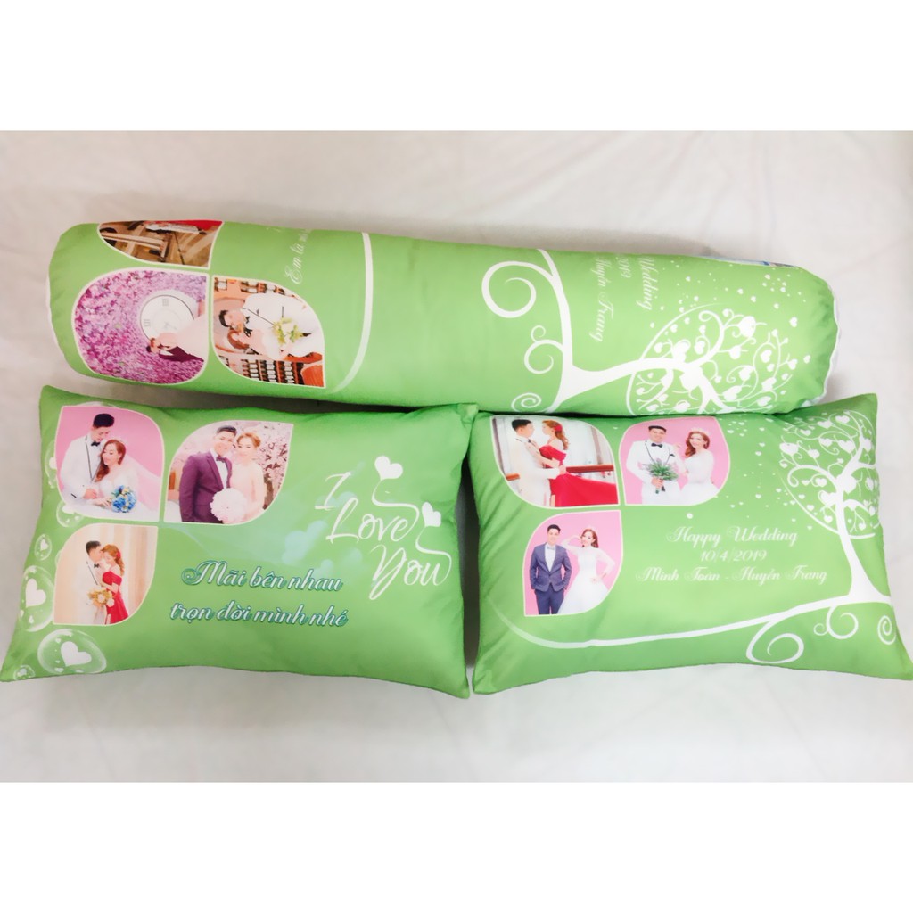 Áo gối in ảnh theo yêu cầu