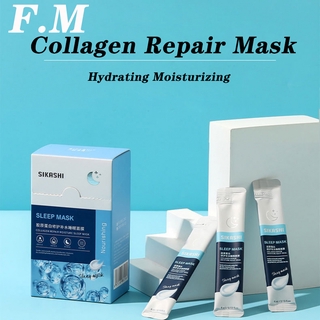 FROZEN (Hàng Mới Về) Set 10 / 20 Mặt Nạ Ngủ Collagen Dưỡng Ẩm Làm Trắng Và Săn Chắc Da