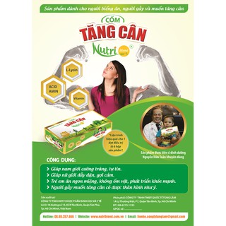 Combo 10 hộp Tăng Cân Nutriblend - Giúp bạn dễ dàng tăng cân sau 30 ngày