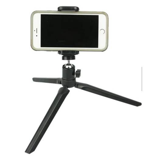 Tripod giá đỡ đèn livestream 15CM ren kim loại cao cấp máy ảnh gậy tự sướng