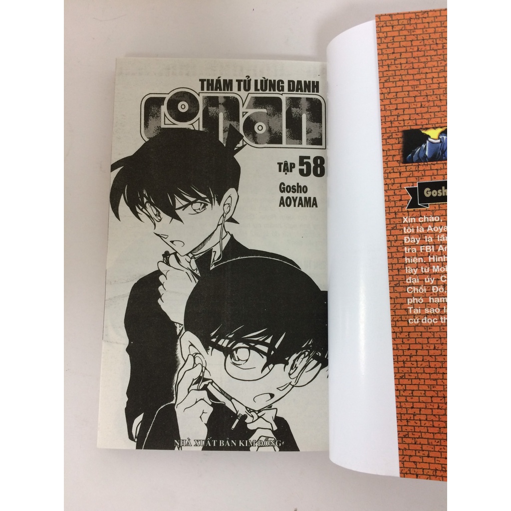 Sách - Thám tử lừng danh Conan - Tập 58