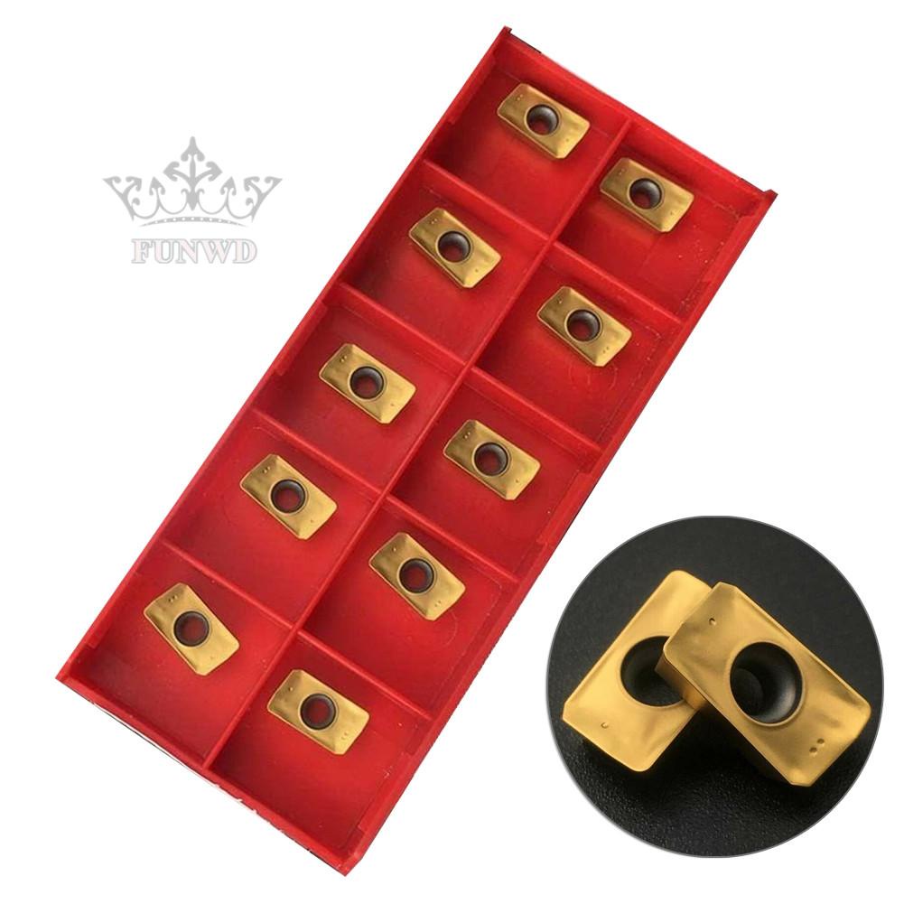 【FUNWD】10x APMT1135PDER DP5320 Milling Cutter Insert Carbide Insert/For Steel BAP-300R