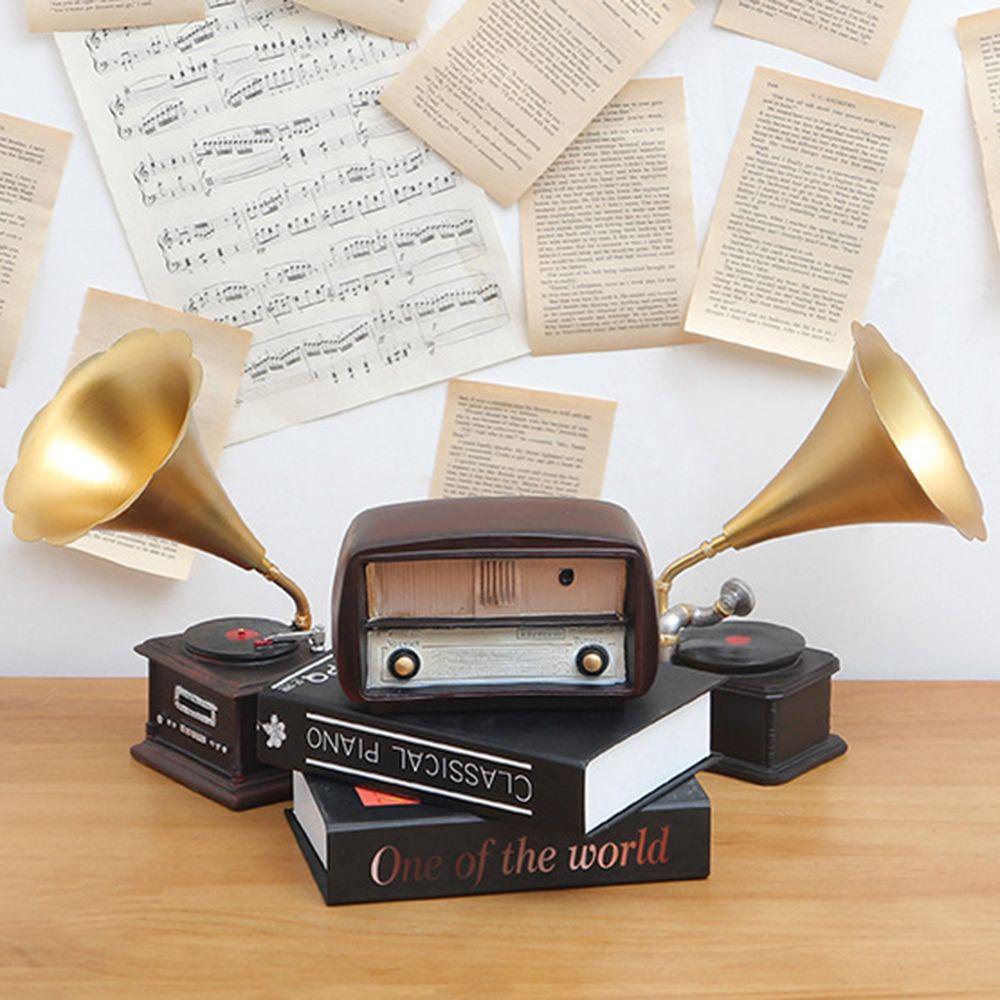 Máy Hát Đĩa Than Phonograph Cổ Điển 1 Dùng Trang Trí Nhà Hàng