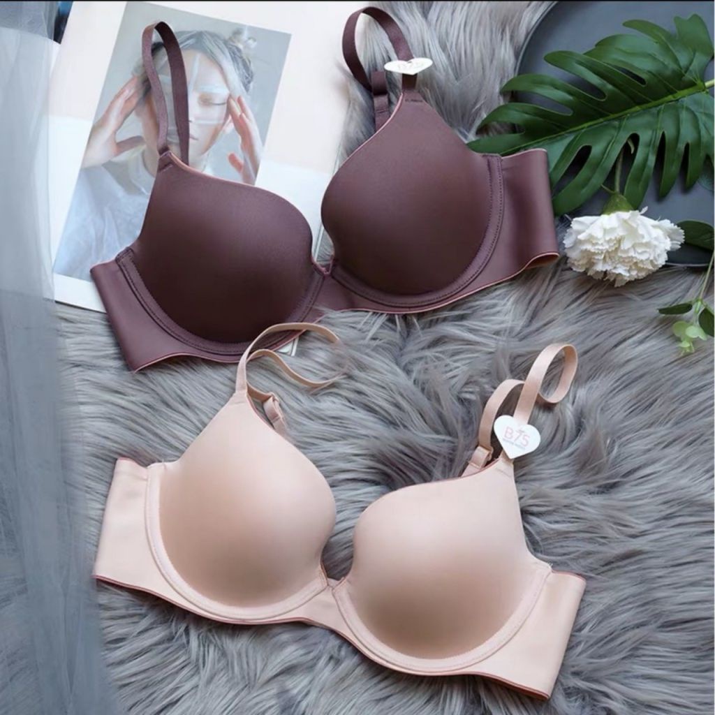 Áo lót nữ VS Pink quả trơn, đệm mút vừa, chất liệu mềm mại, thoải mái hàng hiệu xuất khẩu AL01