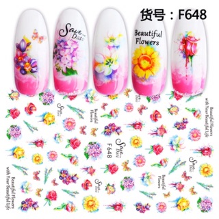 Sticker dán móng tay nail mẫu mùa hè