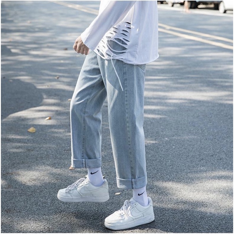 quần jeans baggy suông , rộng -q4- mang phong cách hàn quốc hottrend 2022