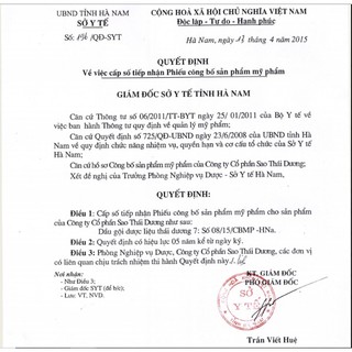 Dầu gội Thái Dương 7 - 200ml