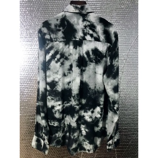 SLP - ÁO SƠ MI NAM NỮ TAY DÀI VISCOSE SAINT LAUREN, HỌA TIẾT KHÓI, ĐỦ TAGS, CAO CẤP, MỀM MÁT, MENSWEAR WOMENSWEAR SHIRT