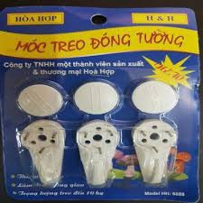 Vỉ 3 Móc Treo Đóng tường Hòa Hợp HH8888