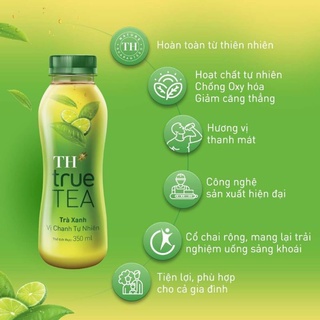Trà xanh/ ô long TH True Tea chai 350ml