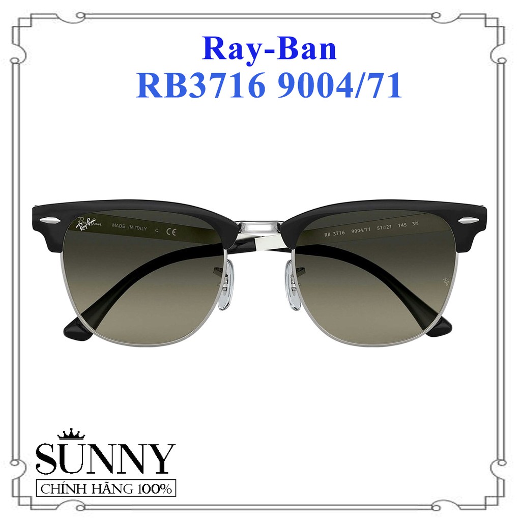 RB3716 9004/71 - Kính mát Ray-Ban chính hãng, bảo hành toàn quốc, kèm tem chống hàng giả của bộ công an cấp