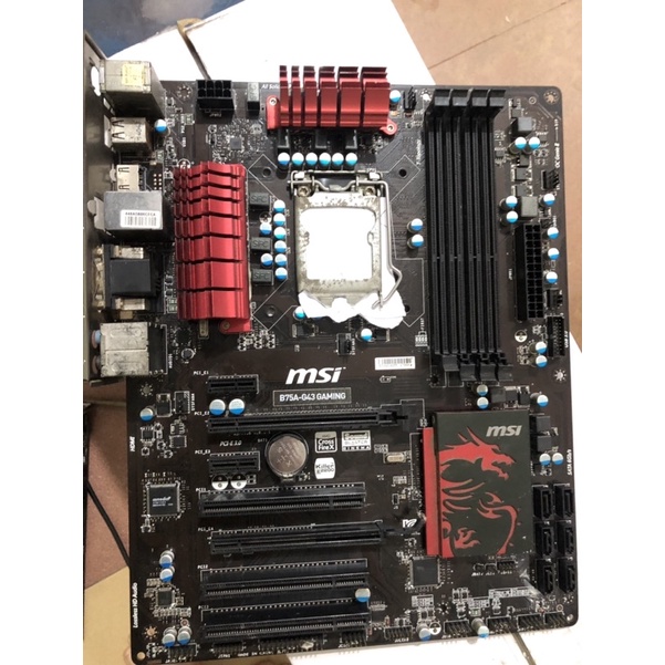 [Mã Sale hoàn 50k cho đơn từ 1tr] Main Msi B75A G43 gmaing đỏ kèm fe đã test kĩ