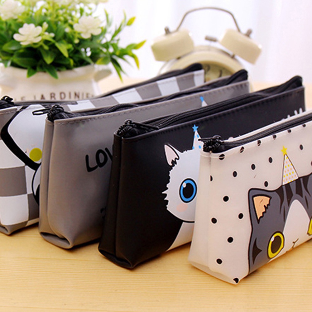 Túi da đựng viết/đồ trang sức xinh xắn