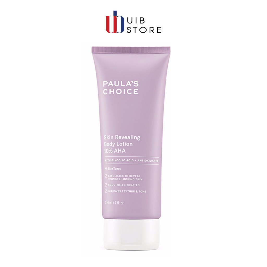 Kem dưỡng thể làm sáng da chứa 10% AHA Paula's Choice Skin Revealing Body Lotion 10% AHA