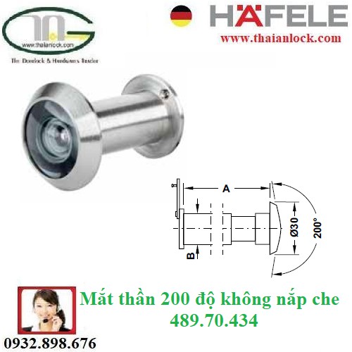 Mắt thần góc nhìn Hafele 489.70.434