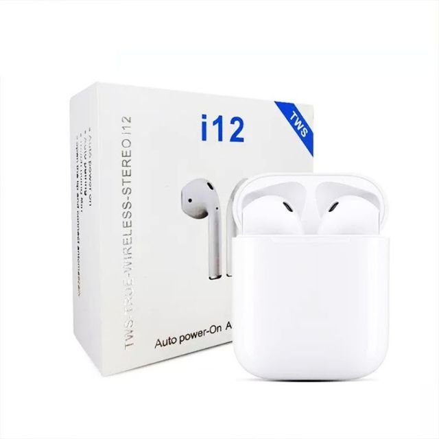 [Mã ELFLASH5 giảm 20K đơn 50K] Tai nghe inpods i12 V5.0 Phiên Bản Mới Nhất kết nối BLUETOOTH Cảm Ứng thời thượng