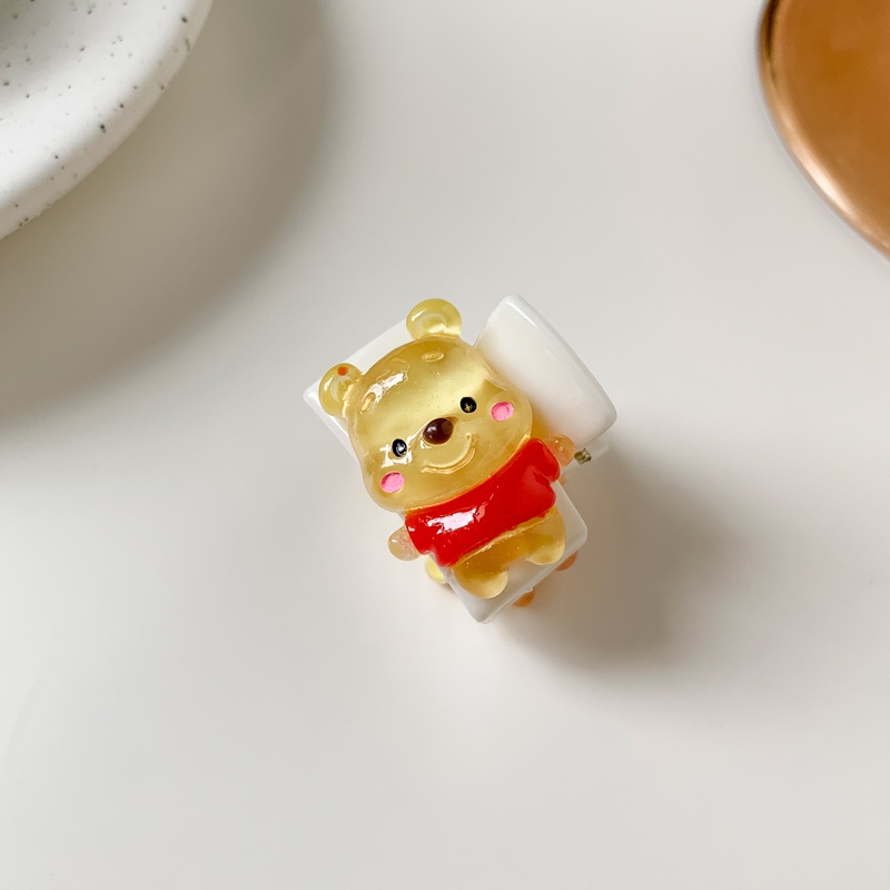 Kẹp Tóc Hình Chú Gấu Hoạt Họa Đáng Yêu Thời Trang Hàn Quốc 2022 Cho Bé Gái