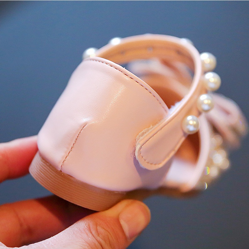 Giày Công Chúa Đế Bằng Chống Trượt Đính Đá Và Nơ Dành Cho Bé Gái 2-16 Tuổi