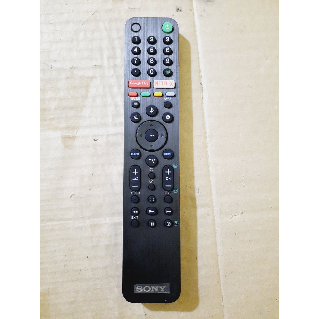 Remote Điều khiển tivi Sony giọng nói RMF-TX500P- Hàng mới logo Sony mạ bạc BH 6 tháng Tặng kèm Pin!!!